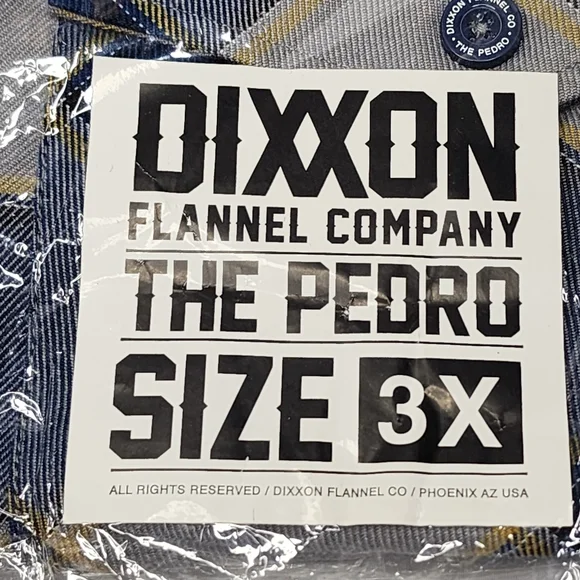 DIXXON The PEDRO Flannel Shirt - Men's 3XL - Picture 4 of 7